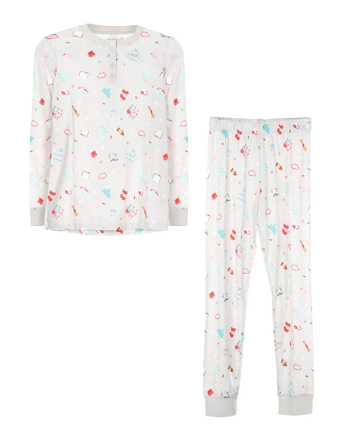 Women's Holiday Getaway Two-Piece PJ Set in a Bag